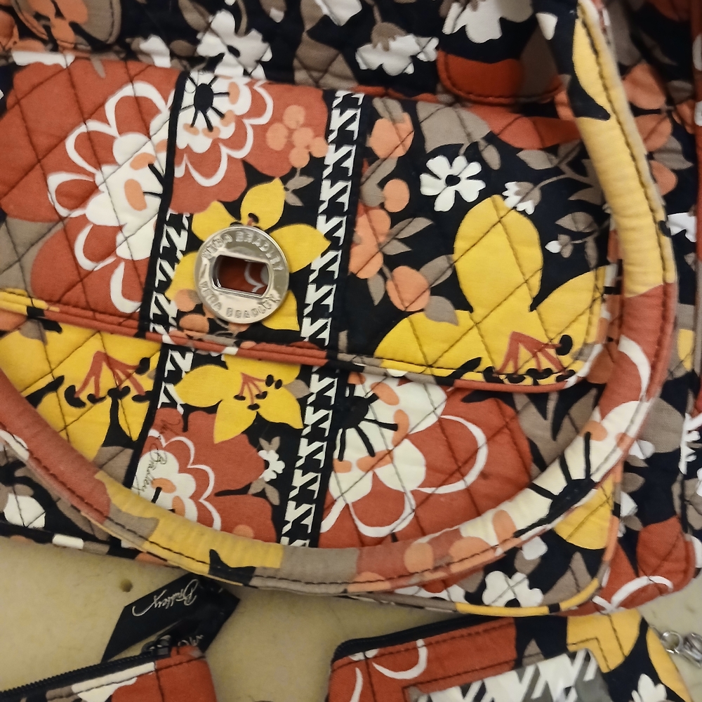 Vera Bradley Multicolor Floral Quilted Shoulder Bag